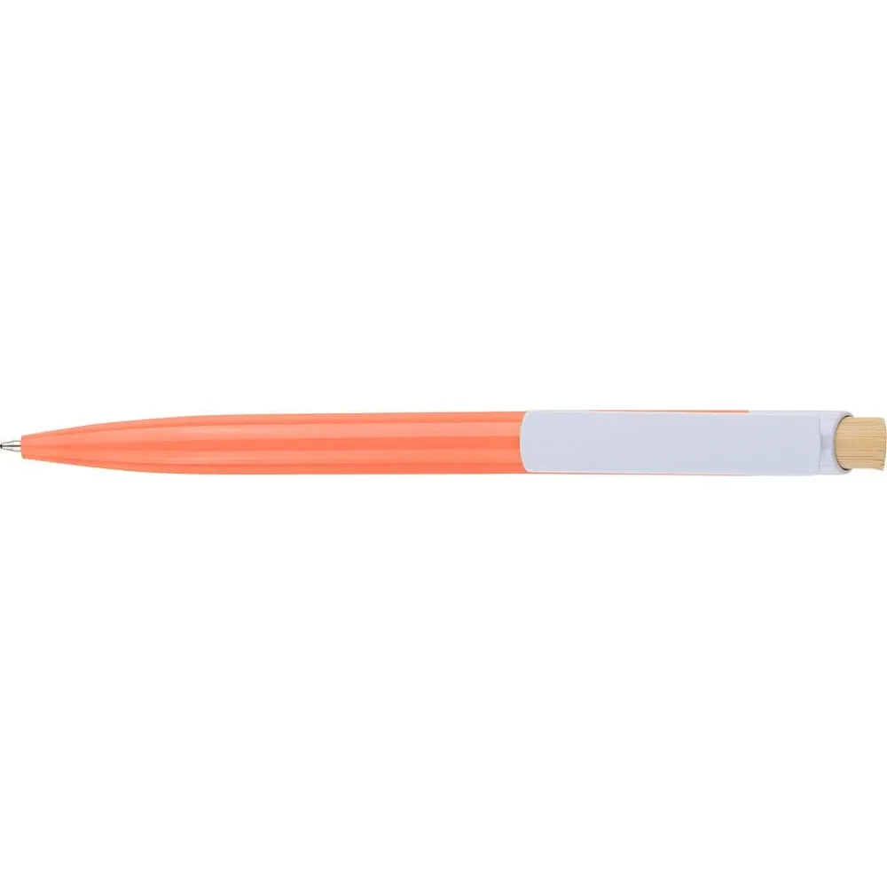 Recycled ABS ballpen Zian oranje - Hidalgo-werbeartikel Recycled ABS ballpen Zian, oranje