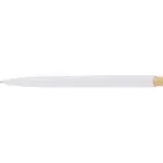 Recycled ABS ballpen Zian wit - Hidalgo-werbeartikel Recycled ABS ballpen Zian, wit