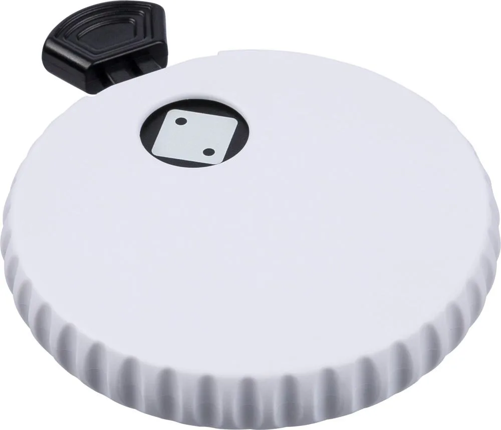 Gerecycled ABS mechanische dobbelsteen Cian