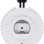 Gerecycled ABS mechanische dobbelsteen Cian — productfoto 3