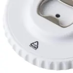 Gerecycled ABS mechanische dobbelsteen Cian — productfoto 4