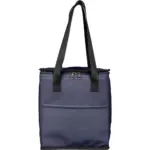 Gerecyclede PU koeltas Adira blauw - Hidalgo-werbeartikel Gerecyclede PU koeltas Adira, blauw