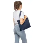 Tote Bag bedrucken Malina Reißverschluss Recycelt 330 gsm — Produktfoto 14