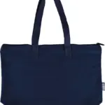 Gerecyclede polycotton (330 gsm) draagtas Malina, blauw