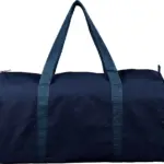 Gerecyclede polycotton (330 gsm) dufflebag Tian, blauw