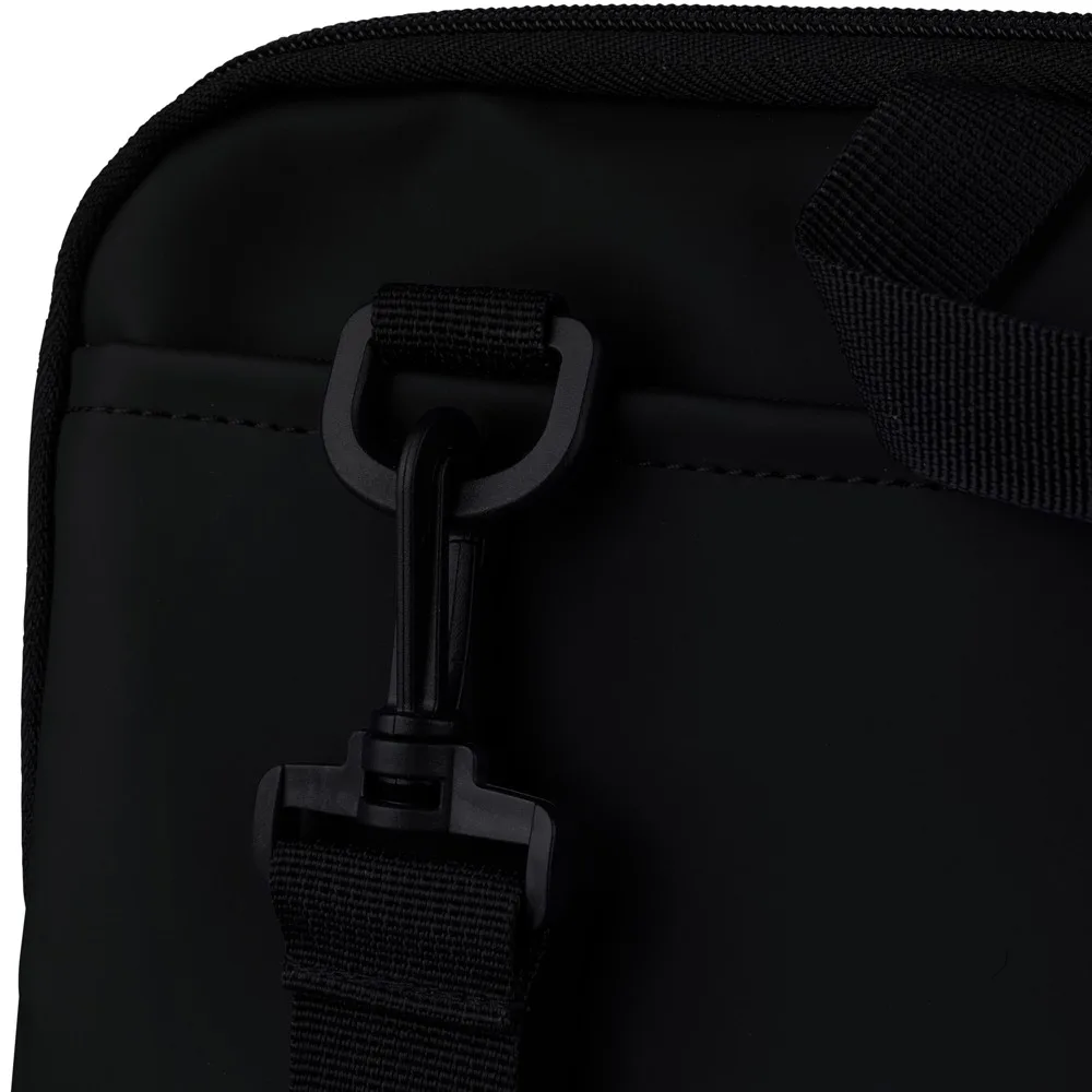Gerecyclede PU laptoptas Rafi zwart - Hidalgo Gerecyclede PU laptoptas Rafi, zwart