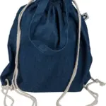 Gerecycled denim trekkoordrugtas Dex productfoto 8 - Hidalgo-werbeartikel Gerecycled denim trekkoordrugtas Dex — productfoto 8