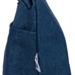 Gerecycled denim roll-top koeltas Mira — productfoto 4