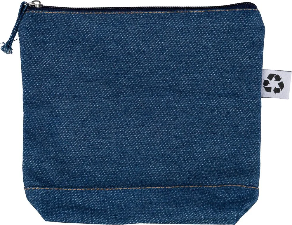 Gerecycled denim toilettas Orin productfoto 2 - Hidalgo Gerecycled denim toilettas Orin — productfoto 2