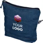 Gerecycled denim toilettas Orin — productfoto 3