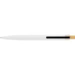 Gerecyclede aluminium balpen Maren, wit