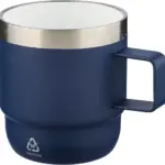 Gerecycled roestvrijstalen dubbelwandige drinkbeker (180 ml) Lilia