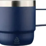 Gerecycled roestvrijstalen dubbelwandige drinkbeker (180 ml) Lilia — productfoto 2