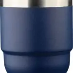 Gerecycled roestvrijstalen dubbelwandige drinkbeker (180 ml) Lilia — productfoto 6