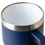 Gerecycled roestvrijstalen dubbelwandige drinkbeker (180 ml) Lilia — productfoto 10