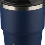 ?Gerecycled roestvrijstalen dubbelwandige drinkbeker (175 ml) Oli
