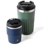 ?Gerecycled roestvrijstalen dubbelwandige drinkbeker (175 ml) Oli — productfoto 8