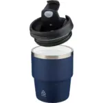?Gerecycled roestvrijstalen dubbelwandige drinkbeker (175 ml) Oli — productfoto 9