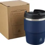 ?Gerecycled roestvrijstalen dubbelwandige drinkbeker (175 ml) Oli — productfoto 10
