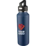 Gerecyclede roestvrijstalen dubbelwandige fles (600 ml) Mace — productfoto 3