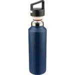 Gerecyclede roestvrijstalen dubbelwandige fles (600 ml) Mace — productfoto 7