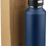 Gerecyclede roestvrijstalen dubbelwandige fles (600 ml) Mace — productfoto 8