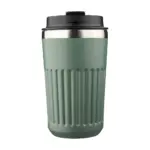 Gerecyclede roestvrijstalen reismok (400 ml) Chiara, groen