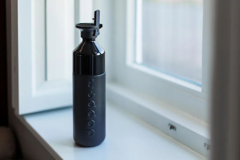 Dopper Flip Straw, zwart