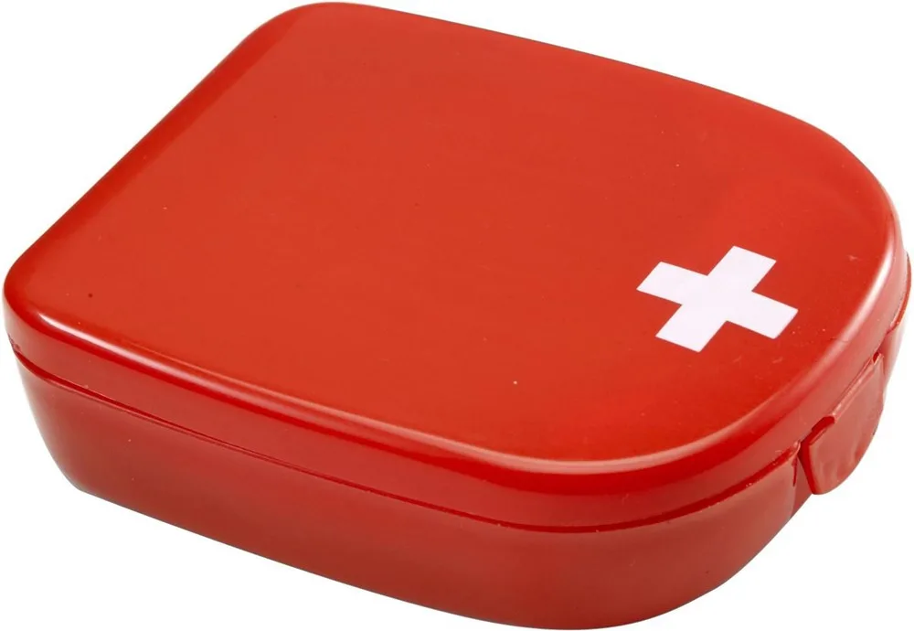 EHBO-set Mila | Kunststof koffer | Rood met wit kruis