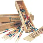 Houten mikadospel Cas