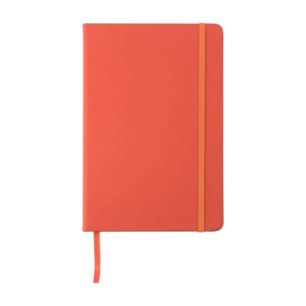 Notitieboek Eva | Gerecycled PU | A5 | Gelinieerd, oranje