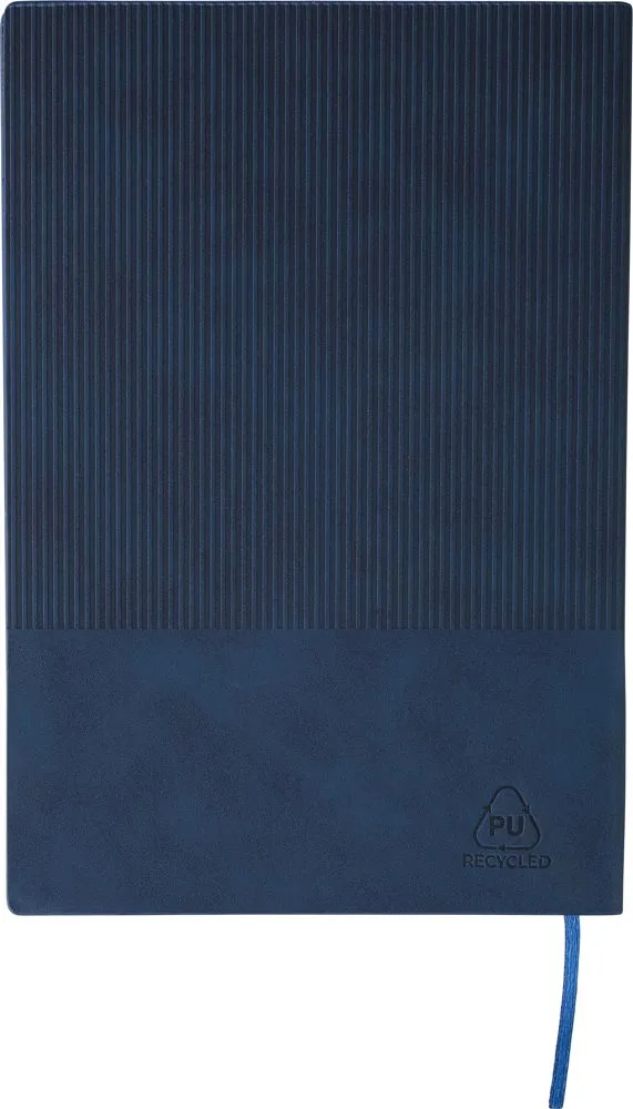 Gerecycled PU-notitieboek A5 Elian productfoto 4 - Hidalgo Gerecycled PU-notitieboek (A5) Elian — productfoto 4