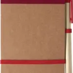 Kartonnen notitieboekje Emory, rood