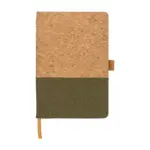 Notitieboek Trevor | Kurk | A5 | Gelinieerd, groen