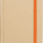 Gerecycled papieren notitieboek (A6) John, oranje