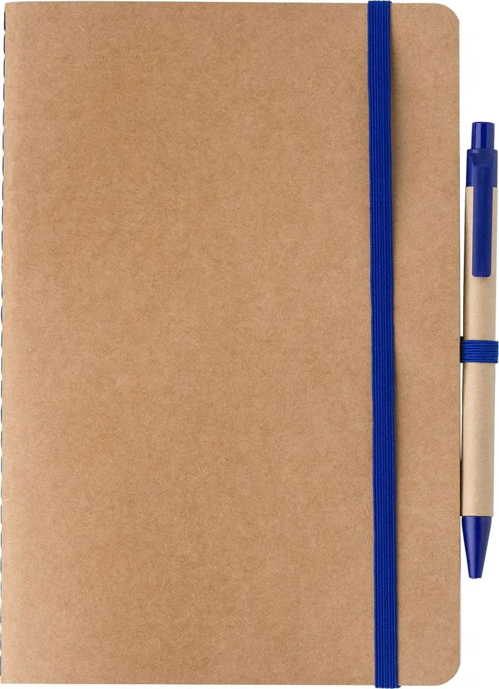Gerecycled kartonnen notitieboekje (A5) Theodore