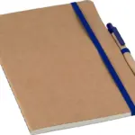 Gerecycled kartonnen notitieboekje (A5) Theodore — productfoto 4