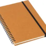 Gerecycled leren notitieboek A5 Egon — productfoto 4
