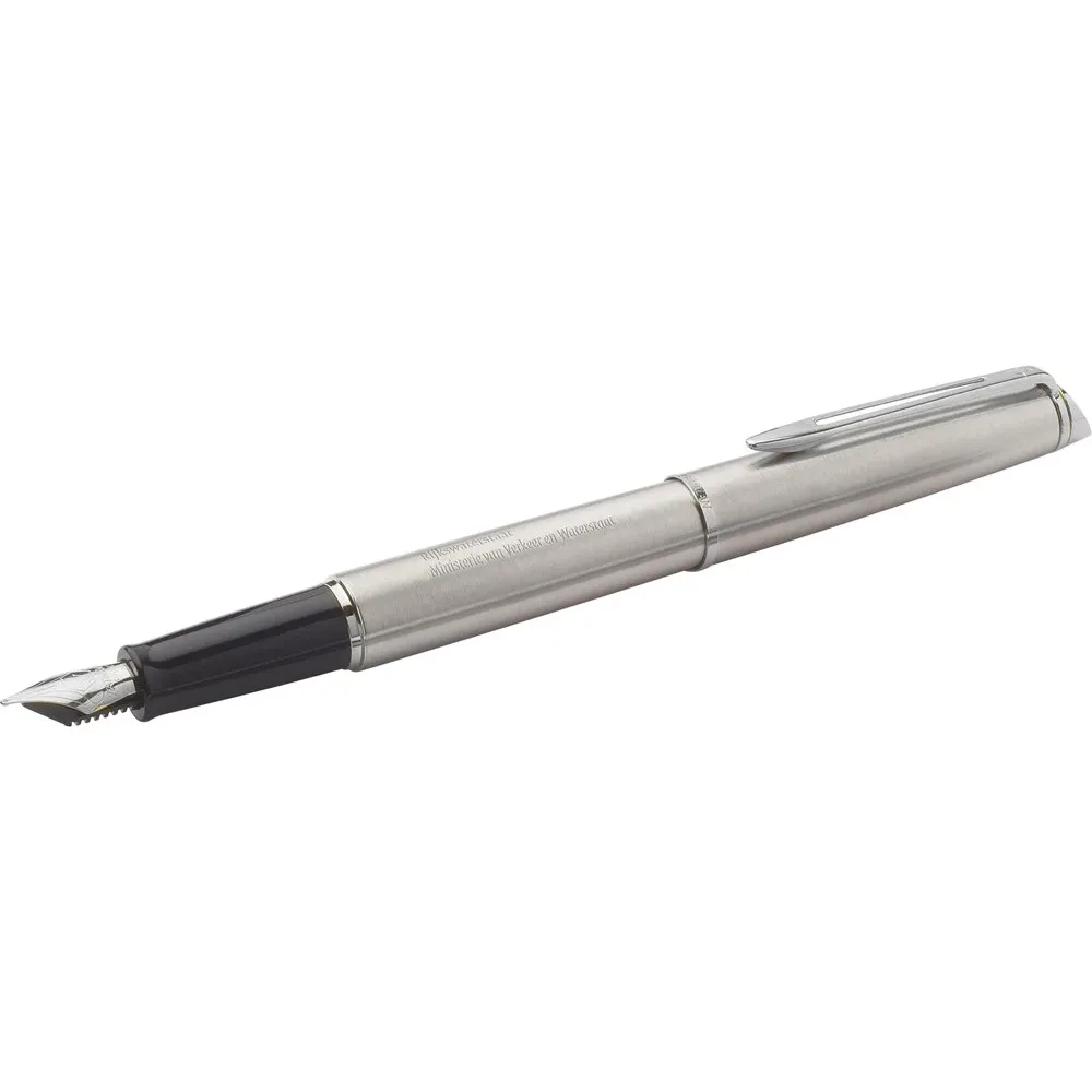 Waterman Hemisphere vulpen | Roestvrijstaal productfoto 3 - Hidalgo-werbeartikel Waterman Hemisphere vulpen | Roestvrijstaal — productfoto 3