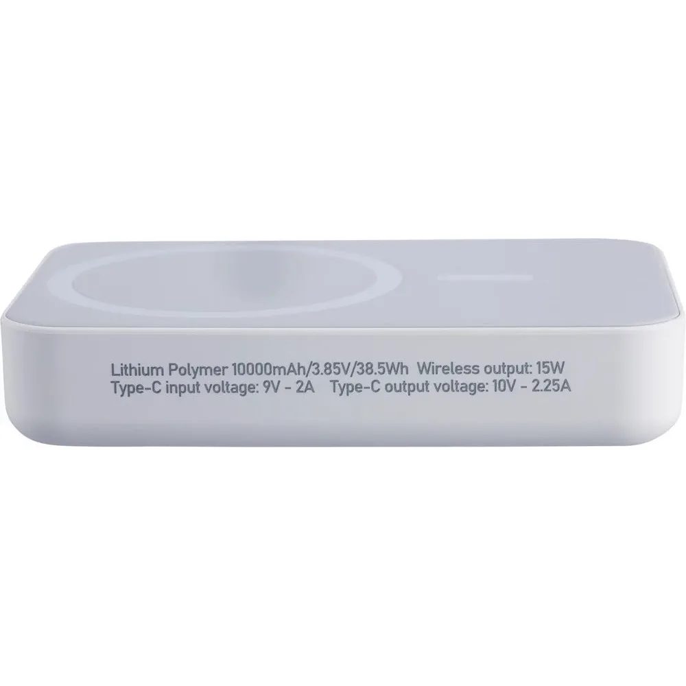 Gerecyclede draadloze oplader powerbank Meno productfoto 9 - Hidalgo Gerecyclede draadloze oplader powerbank Meno — productfoto 9