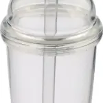 rPet Drinkbeker met rietje Glow 500 ml