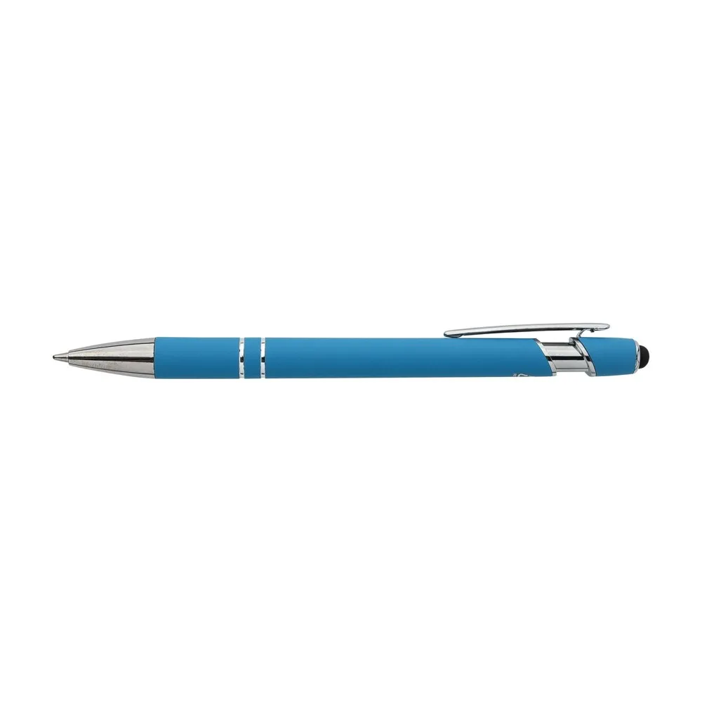Balpen Primo | Gerecycled | Stylus lichtblauw - Hidalgo-werbeartikel Balpen Primo | Gerecycled | Stylus, lichtblauw