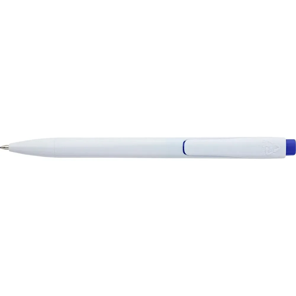 Balpen Oasis | Gerecycled | Vierkante vorm blauw - Hidalgo-werbeartikel Balpen Oasis | Gerecycled | Vierkante vorm, blauw
