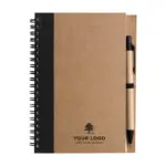 Notitieboek Stella | Gerecycled karton | Gelinieerd | Balpen