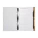 Notitieboek Stella | Gerecycled karton | Gelinieerd | Balpen — productfoto 3
