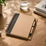 Notitieboek Stella | Gerecycled karton | Gelinieerd | Balpen — productfoto 14