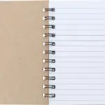 Draadgebonden notitieboekje met balpen Niall — productfoto 4