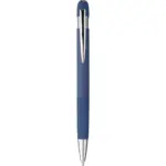 Gerecycled PU-notitieboek (A5) en balpenset Tarek — productfoto 2