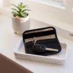 Gerecyclede sleutel- en kaartetui Ripple — productfoto 3