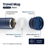 Dopper Travel Mug | 300 ml productfoto 9 - Bidons & Shakers Dopper Travel Mug | 300 ml — productfoto 9